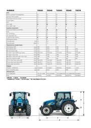 New Holland T5030 T5040 T5050 T5060 T5070 T5000 Tractors Catalog page 19