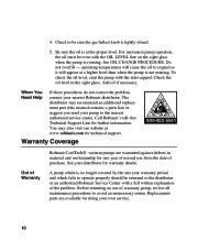 Robinair SPX 15434 High Performance Vacuum Pump With Refrigerants R 12 R 22 R 500 R 502 Owners Manual page 11