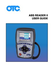 SPX OTC ABS READER II USER GUIDE page 1