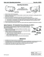 SPX OTC 5019 Low Lift Transmission Jack Capacity 2200 Lbs Owners Manual page 3