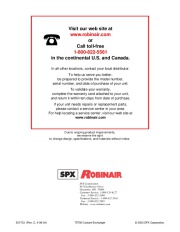 Robinair SPX 75700 Coolant Exchanger Owners Manual page 20