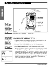 Robinair SPX 17800B 17801B Recovery Recycling Recharging Owners Manual page 14