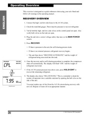 Robinair SPX 17800B 17801B Recovery Recycling Recharging Owners Manual page 22