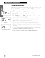 Robinair SPX 17800B 17801B Recovery Recycling Recharging Owners Manual page 24