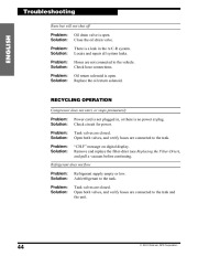 Robinair SPX 17800B 17801B Recovery Recycling Recharging Owners Manual page 46