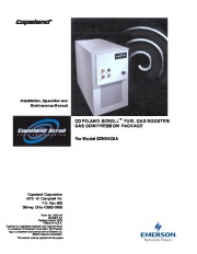 Emerson Copeland Installation Operation Maintenance SZN22C2A Compressor Manual page 1