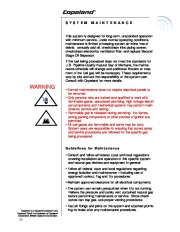 Emerson Copeland Installation Operation Maintenance SZN22C2A Compressor Manual page 36