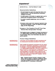 Emerson Copeland Installation Operation Maintenance SZN22C2A Compressor Manual page 5