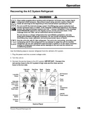 Robinair SPX 34134Z Refrigerant Unit Recover Recycle Recharge Owners Manual page 17