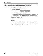 Robinair SPX 34134Z Refrigerant Unit Recover Recycle Recharge Owners Manual page 26