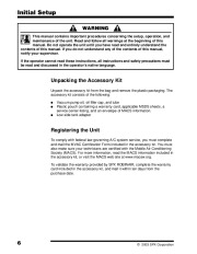 Robinair SPX 34134Z Refrigerant Unit Recover Recycle Recharge Owners Manual page 8