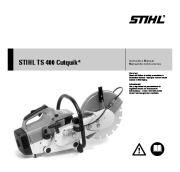 STIHL TS 400 Cut Off Saw Miter Circular Saw Owners Manual page 1