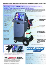 Robinair SPX 34700Z Recovery Recycling Recharging Fully Automatic Specifications page 2