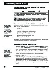 Robinair SPX 30 60 SERIES ACR2005 Air Owners Manual page 16