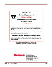 Robinair SPX 15401 15601 15603 15605 High Performance Vacuum Pump Owners Manual page 8