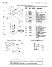 SPX OTC 1857 1858 60534 100 Ton Shop Press Frame Assembly Pump Owners Manual page 4