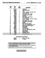 SPX OTC 5017 Brake Drum Dolly Application Owners Manual page 2