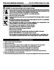SPX OTC 1521A Low Lift Transmission Jack Owners Manual page 4