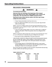 Robinair SPX 25201B Recovery Recycling Recharging Unit Owners Manual page 6