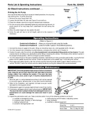 SPX OTC 1507A 1511A Air Assist Service Jack Owners Manual page 5