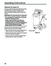 Robinair SPX GE 48800 Recovery Recycling Recharging Unit Owners Manual page 12