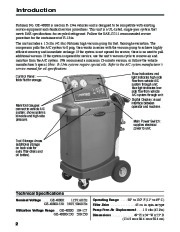 Robinair SPX GE 48800 Recovery Recycling Recharging Unit Owners Manual page 4