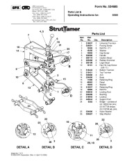 Robinair SPX Tech Serv 6585 Owners Manual page 1