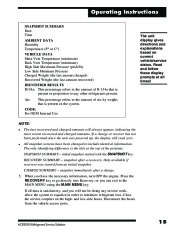 Robinair SPX ACR2005 Air Refrigerant Tool 30 60 SERIES Owners Manual page 17