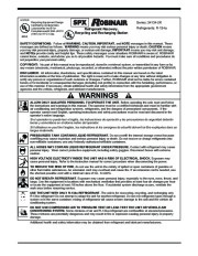 Robinair SPX 34134 2K Refrigerant Recovery Recycling Owners Manual page 2