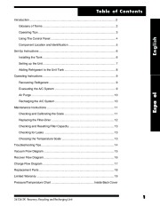 Robinair SPX 34134 2K Refrigerant Recovery Recycling Owners Manual page 3