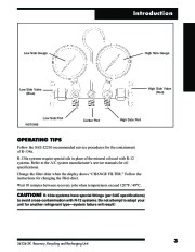 Robinair SPX 34134 2K Refrigerant Recovery Recycling Owners Manual page 5