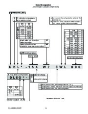 Emerson Copeland DK DL S Series Semi Hermetic Compressor Manual page 15