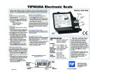 Robinair SPX TIF 9020A Electronic Scale Owners Manual page 1