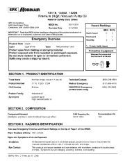 Robinair SPX 13119 13203 13204 Cacuum Pump Owners Manual page 1