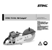 STIHL TS 510 760 Cut Off Saw Miter Circular Saw Owners Manual page 1
