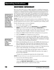 Robinair SPX 342000 Refrigerant Service Solution Owners Manual page 18