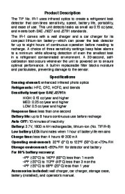 Robinair SPX IR Infrared Refrigerant Leak Detector Owners Manual page 2