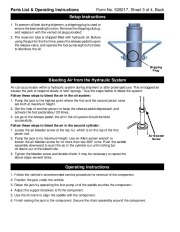 SPX OTC 1793 Lift Table High Lift Transmission Jack Owners Manual page 6