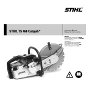 STIHL TS 460 Cut Off Saw Miter Circular Saw Owners Manual page 1