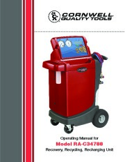 Robinair SPX RA C34788 Recovery Recycling Recharging Unit Owners Manual page 1
