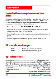 Robinair SPX 16600 Refrigerant Leak Detector Owners Manual page 19