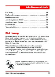 Robinair SPX 16600 Refrigerant Leak Detector Owners Manual page 20